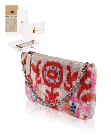 Шелковый (Бахмаль) Клатч-конверт-папка-косметичка (S) TURMERIC MISTERIUM! THINY_TURMERIC MISTERIUM!